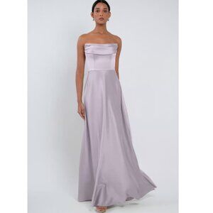 Lilac Mist Corset Strapless A-line Gown Style Cecile Size 12